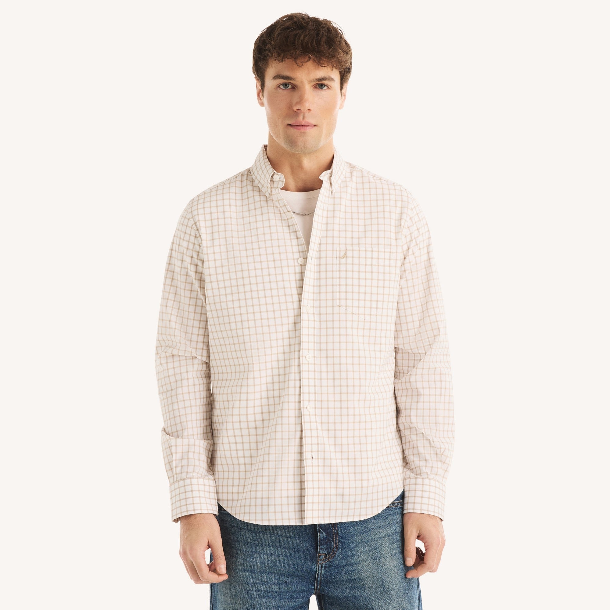 CAMISA M/L DE HOMBRE
