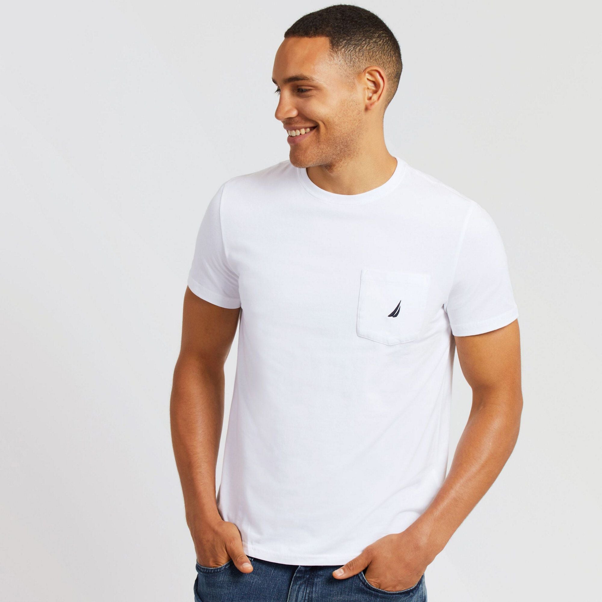 T-SHIRT DE HOMBRE V410501BWSML S / BLANCO