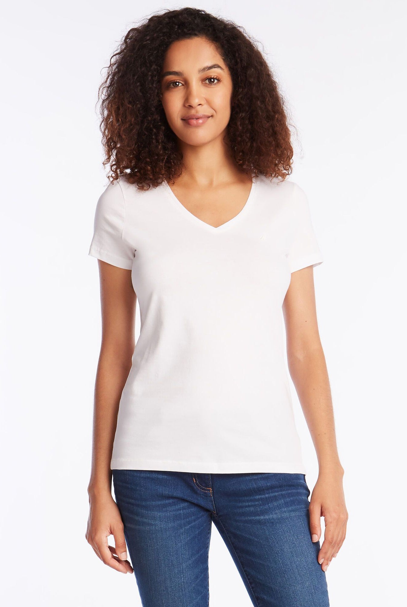 T-SHIRT DE DAMA 93V0051BWSML S / BLANCO