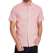 CAMISA MANGA CORTA DE HOMBRE W011426NRM M / ROJO