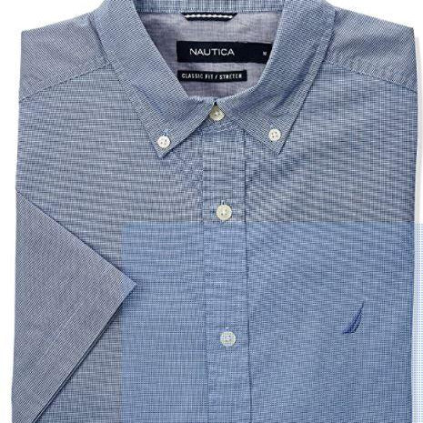 CAMISA MANGA CORTA DE HOMBRE W0114241CM M / AZUL