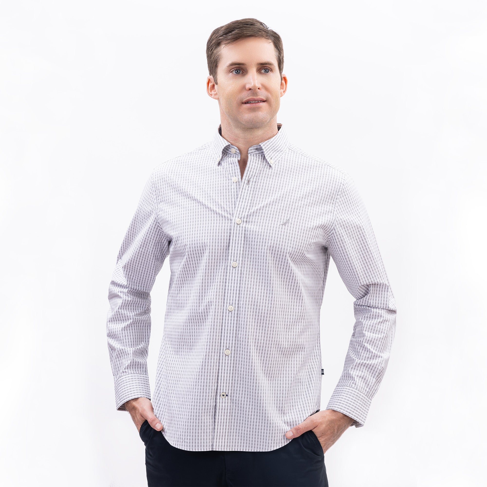 CAMISA M/L DE HOMBRE