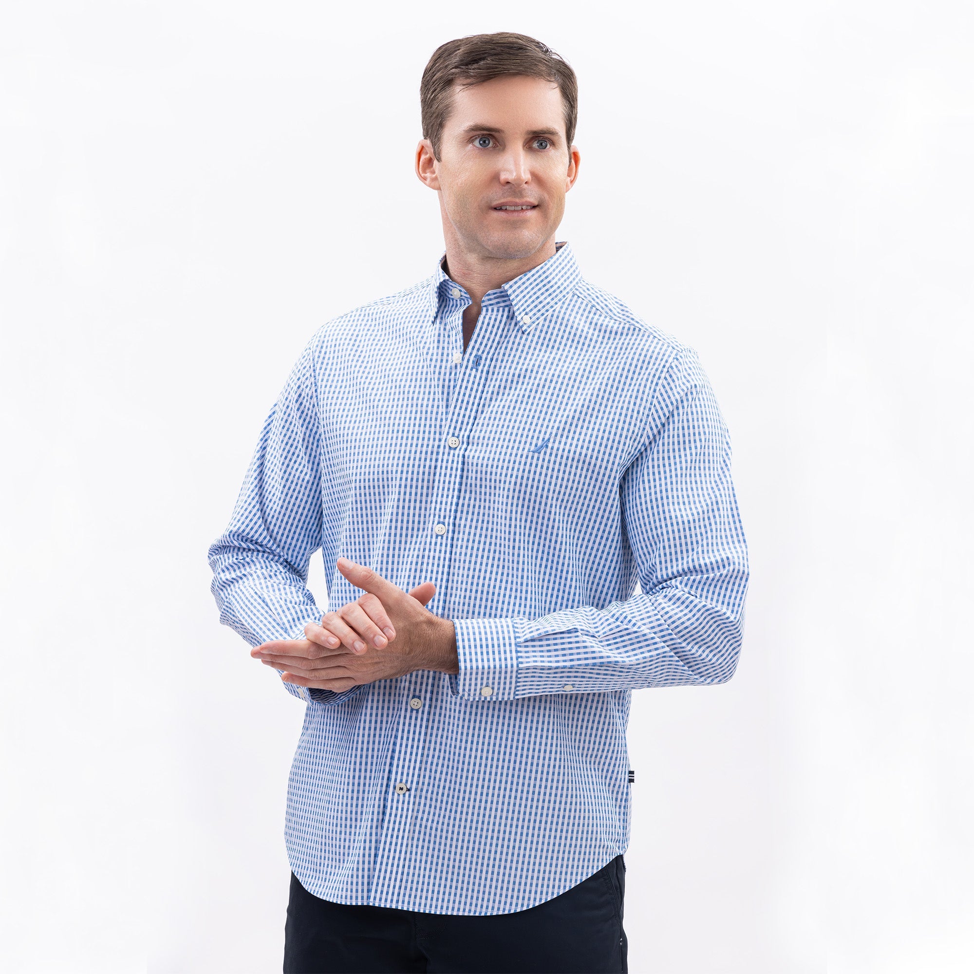 CAMISA M/L DE HOMBRE