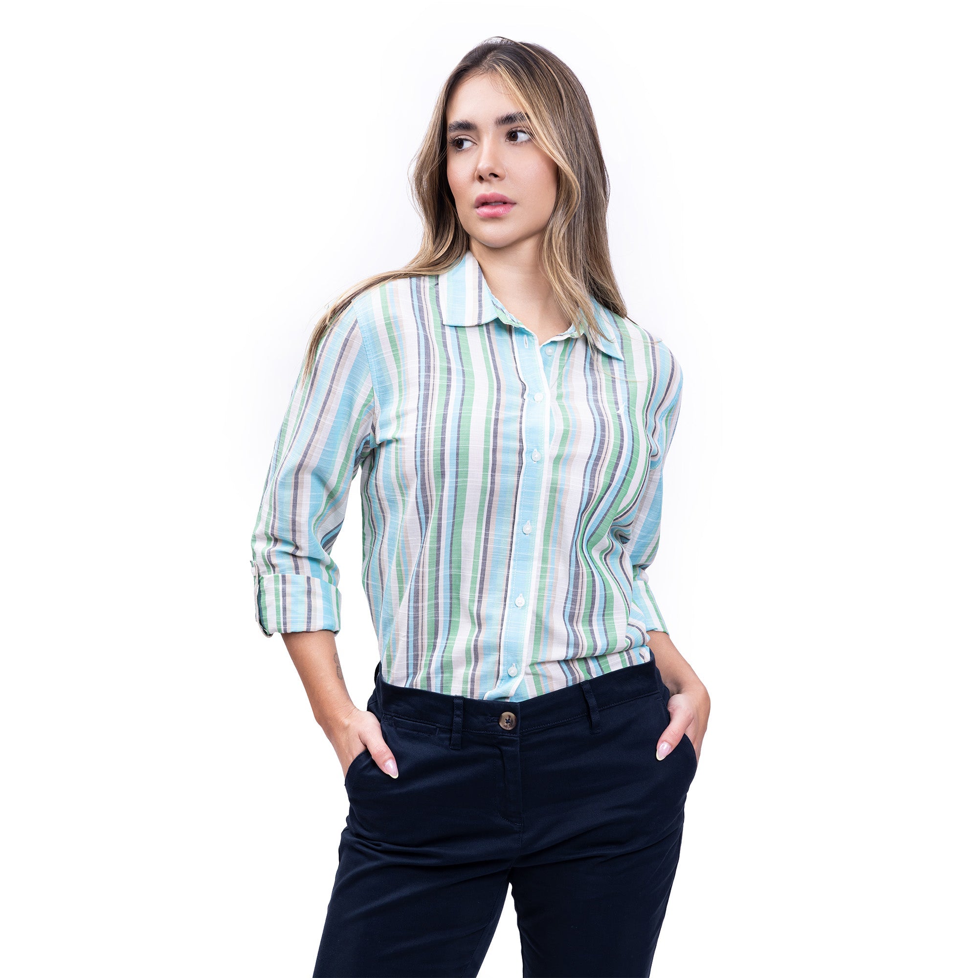 CAMISA M/L DE DAMA