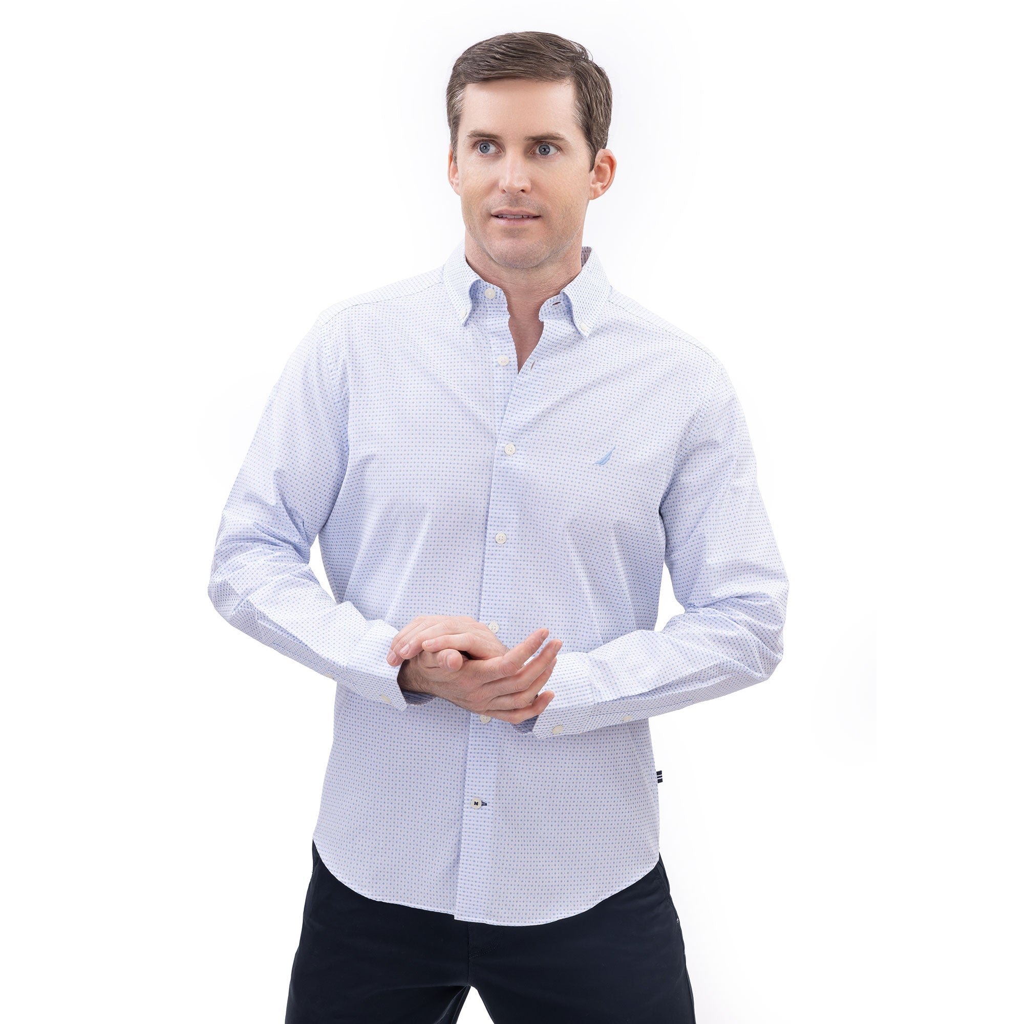 CAMISA M/L DE HOMBRE