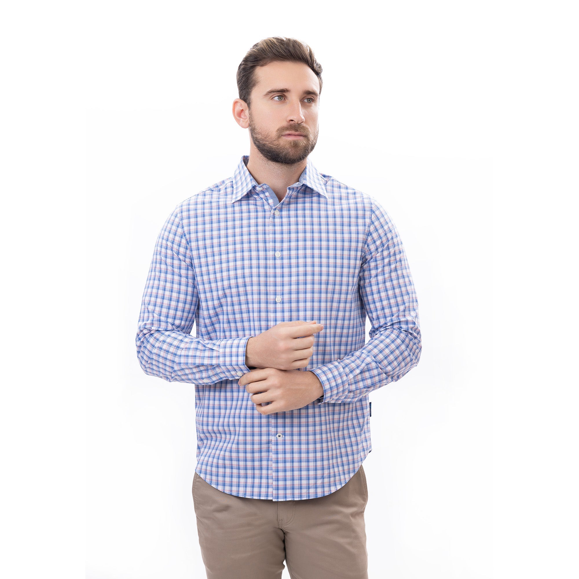 CAMISA M/L DE HOMBRE