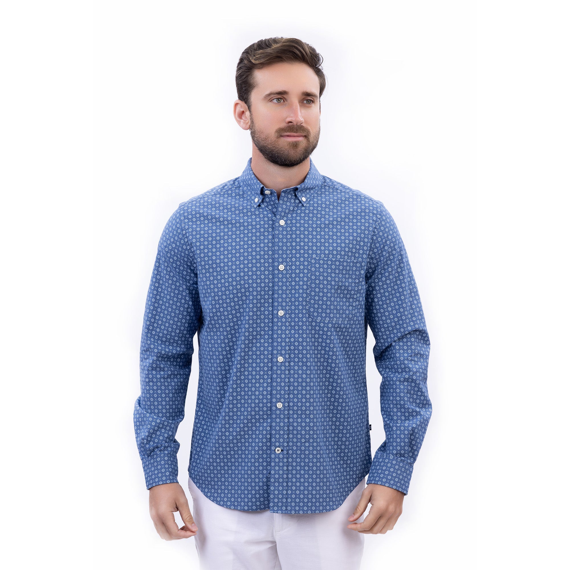 CAMISA M/L DE HOMBRE
