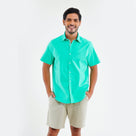 CAMISA MANGA CORTA DE HOMBRE 01100W0TBXL XL / NEGRO