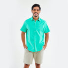 CAMISA MANGA CORTA DE HOMBRE 01100W0TBXL XL / NEGRO