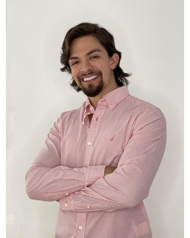 CAMISA MANGA LARGA DE HOMBRE 01990W6SRSML S / ROJO