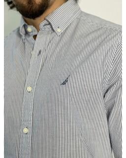 CAMISA MANGA LARGA DE HOMBRE 01990W41CSML S / AZUL
