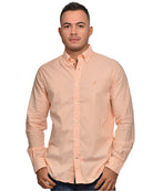CAMISA MANGA LARGA DE HOMBRE 01990W8EASML S / NARANJA