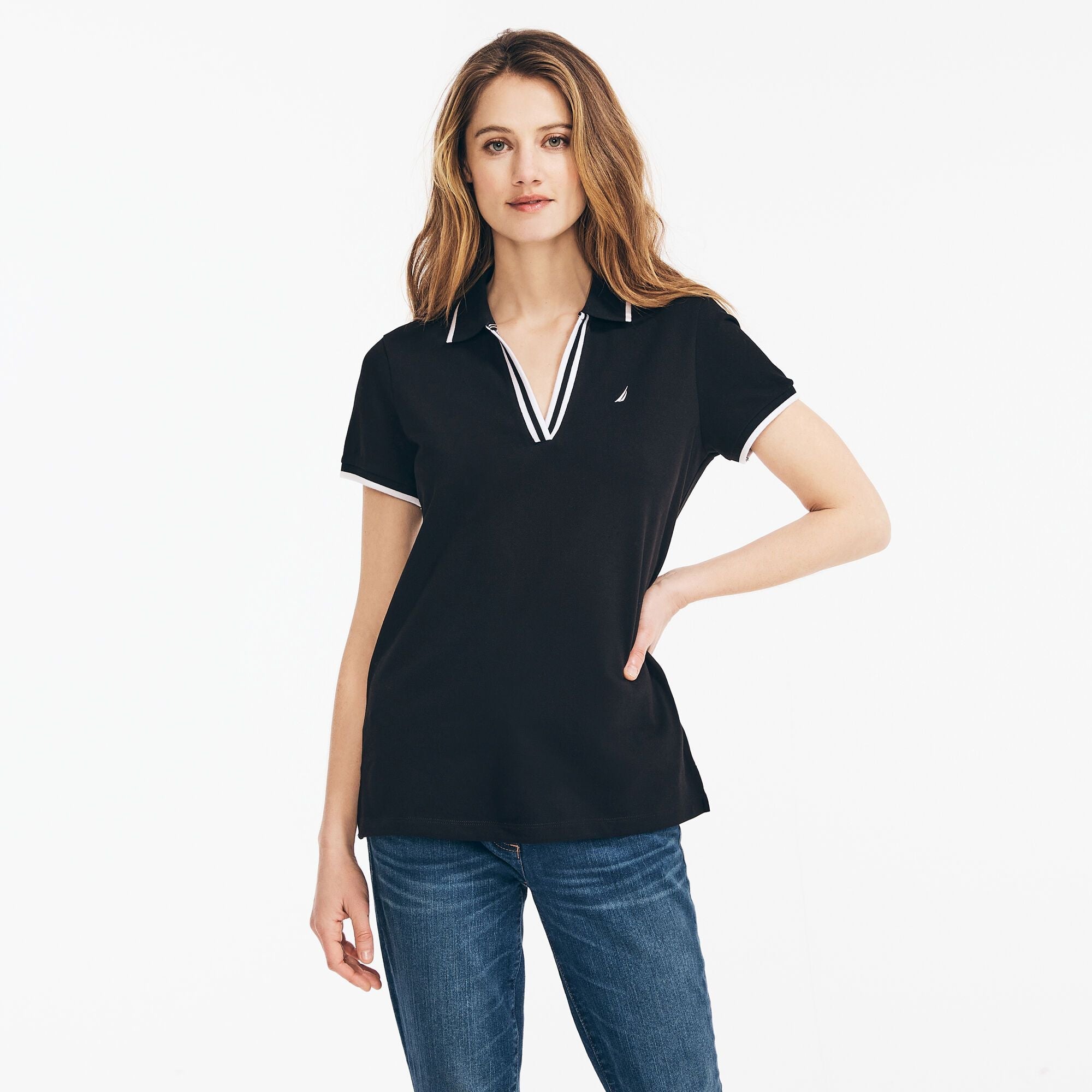 POLO DE DAMA 15K1330TBXS XS / NEGRO