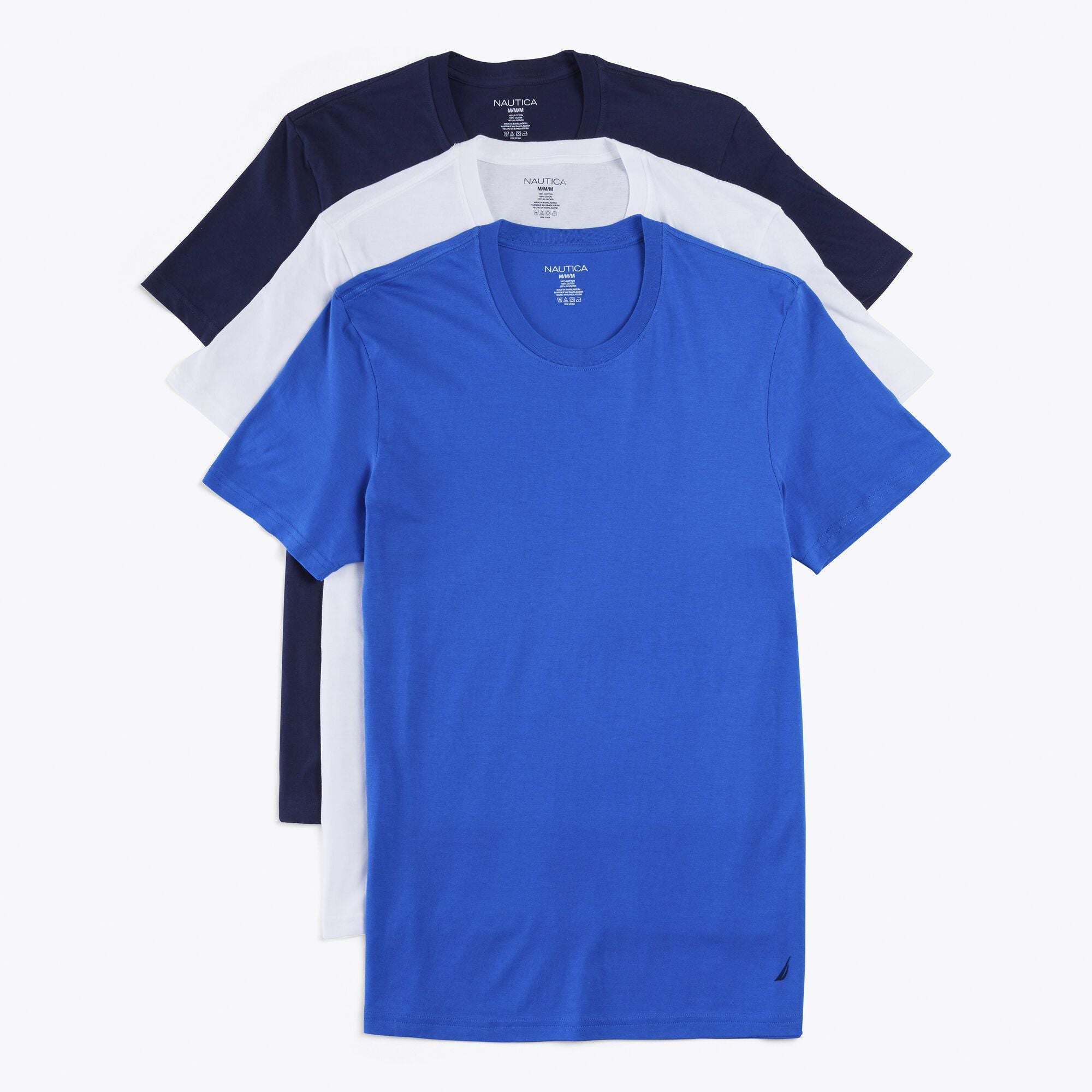 3PK CAMISETA INTERIOR CUELLO V 39I603100341731SML S / AZUL