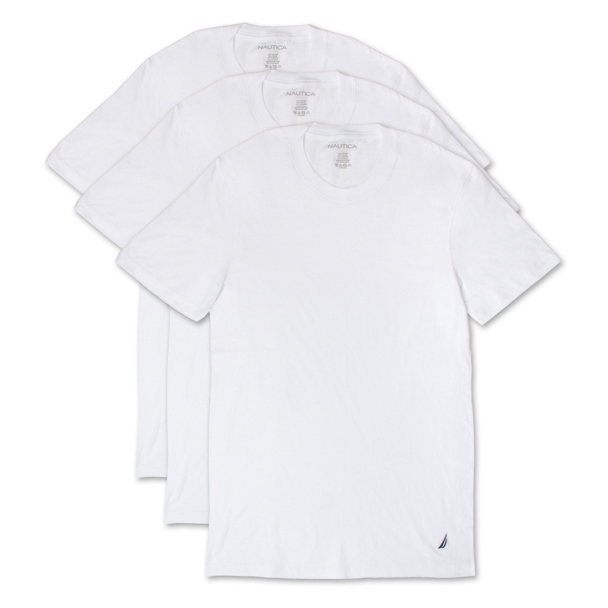 3PK CAMISETA INTERIOR CUELLO REDONDO 39I603050310001M M / BLANCO