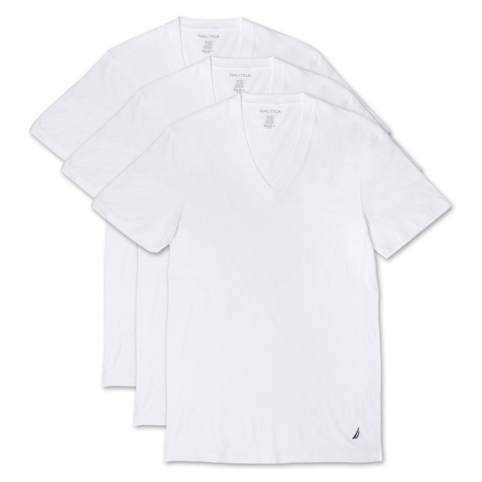 3PK CAMISETA INTERIOR CUELLO V 39I603100310001XL XL / BLANCO