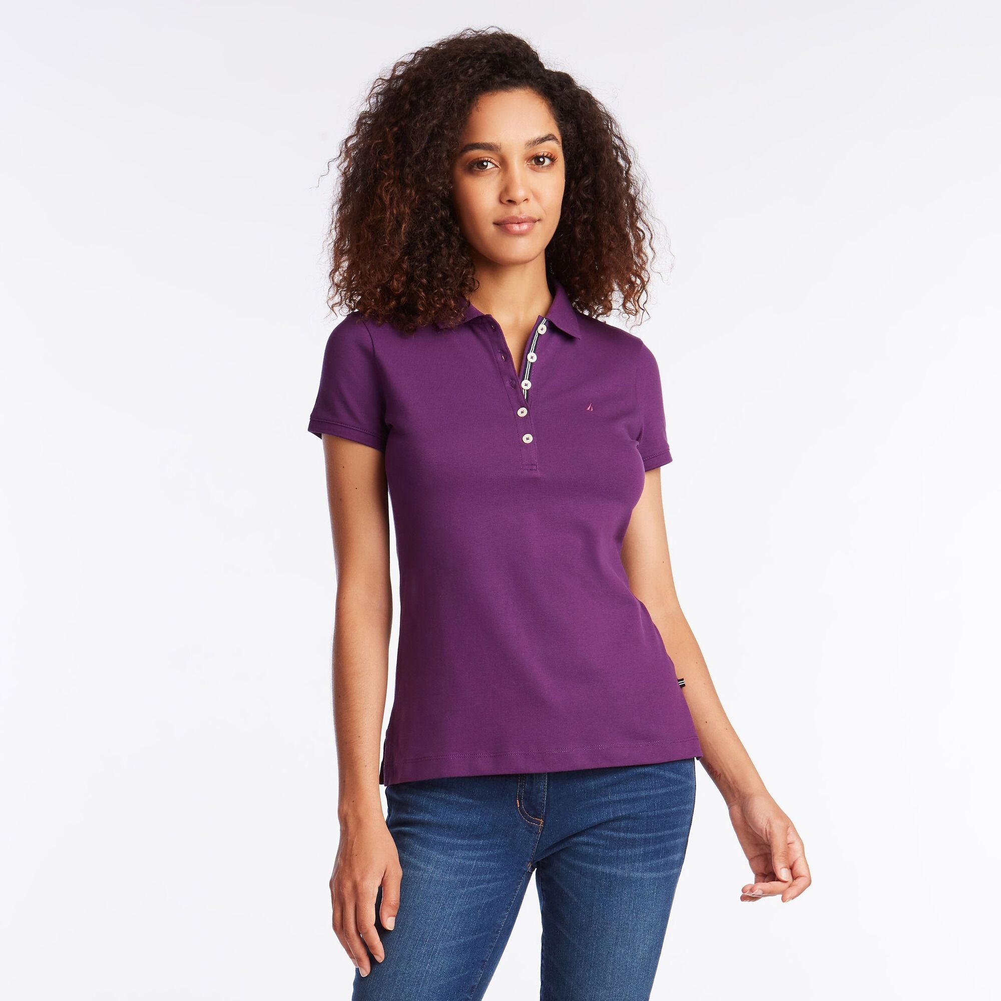 POLO DE DAMA 93K0005MGSML S / MORADO
