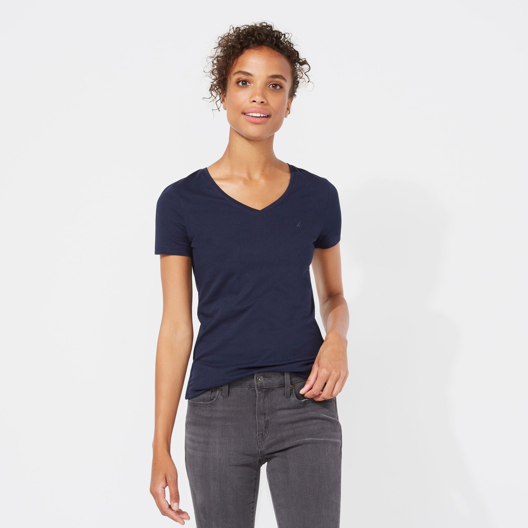T-SHIRT DE DAMA 93V0054VNSML S / AZUL