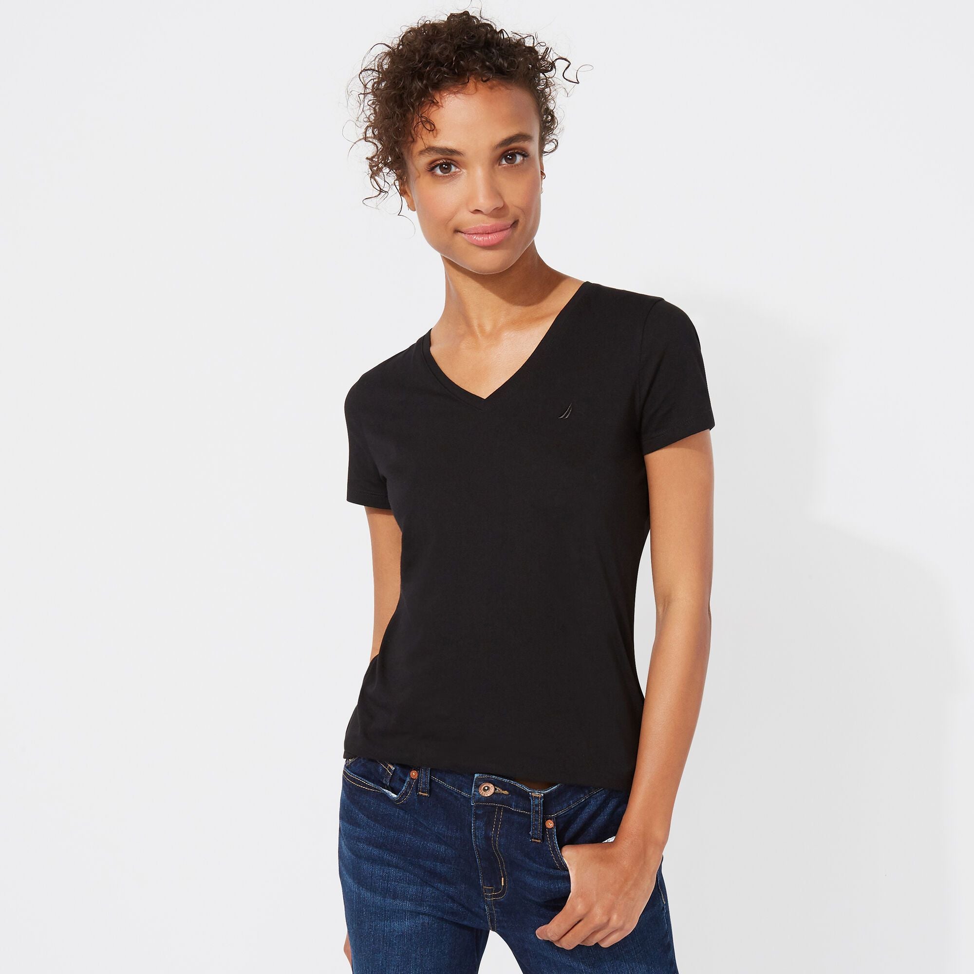 T-SHIRT DE DAMA 993V0050TBSML S / NEGRO