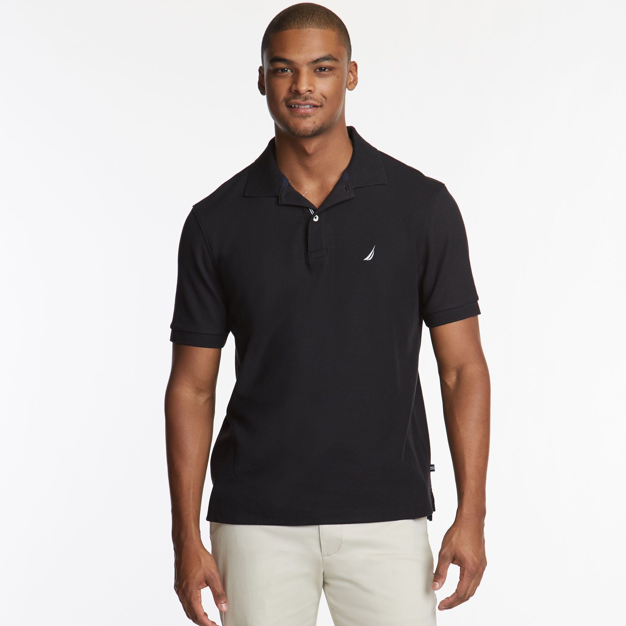 POLO DE HOMBRE CLASSIC FIT K410500TBSML S / NEGRO