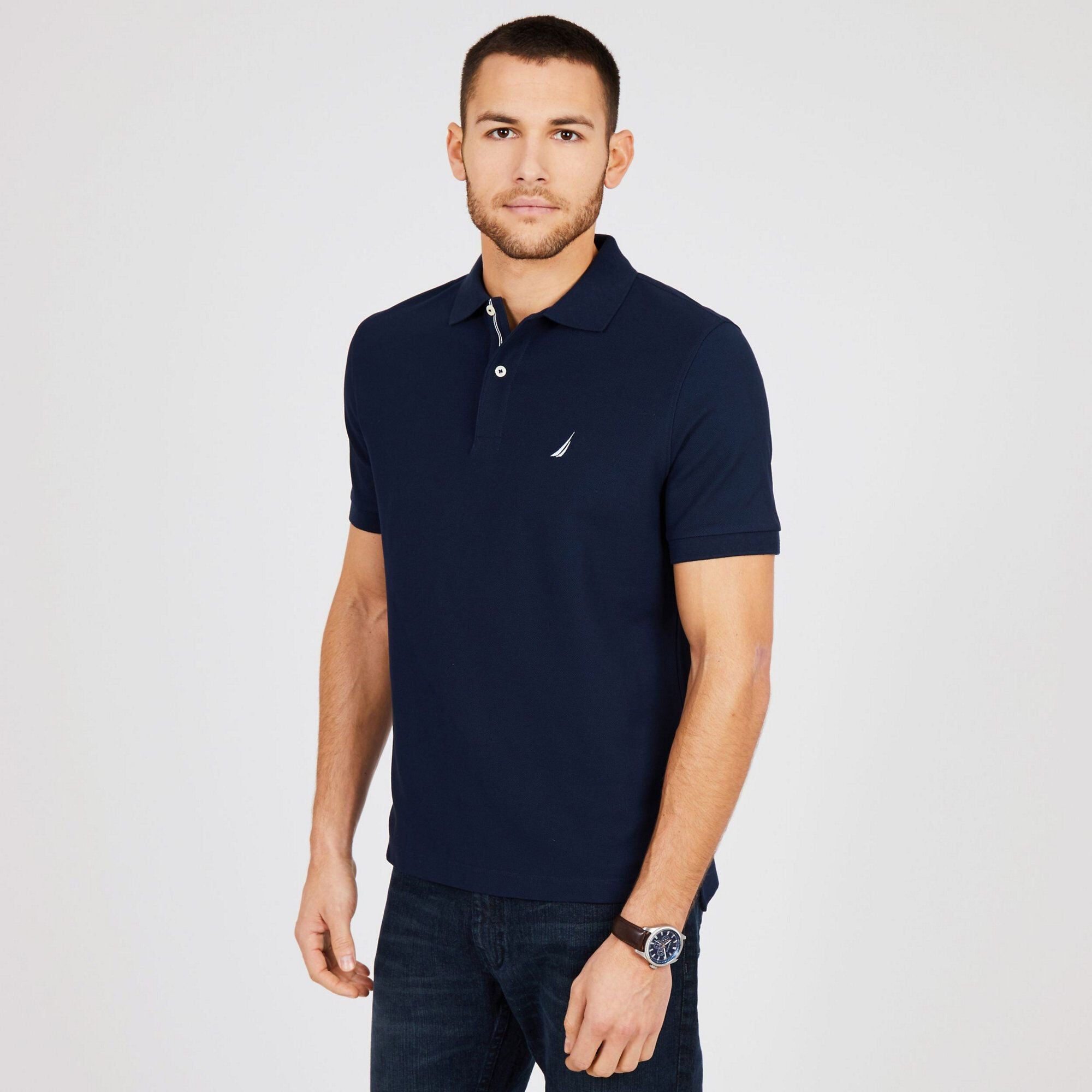 POLO DE HOMBRE CLASSIC FIT K410504NVSML S / AZUL