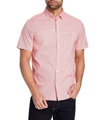 CAMISA MANGA CORTA DE HOMBRE W011426NRM M / ROJO